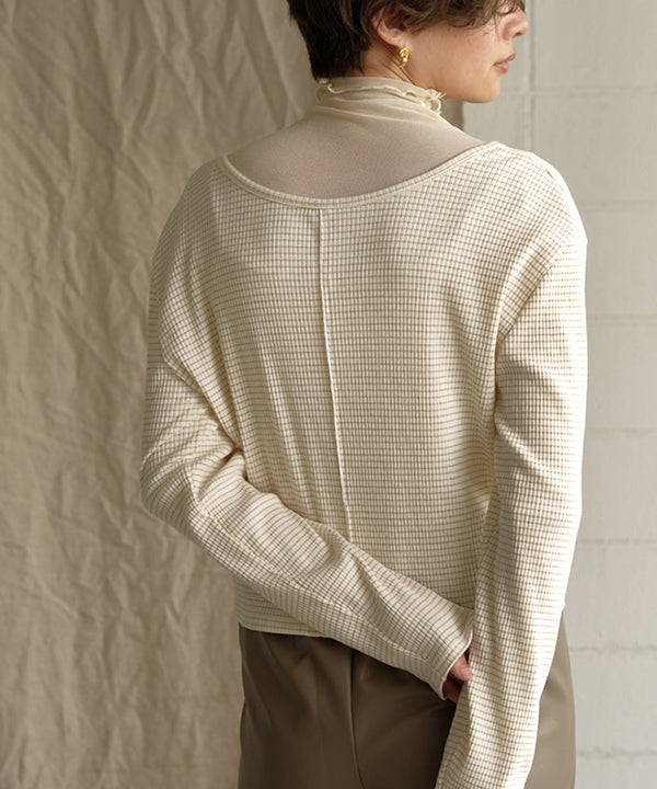 BORDER CARDIGAN
