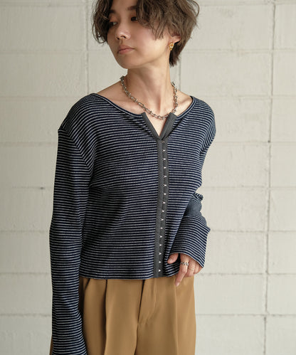 BORDER CARDIGAN