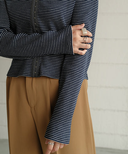BORDER CARDIGAN