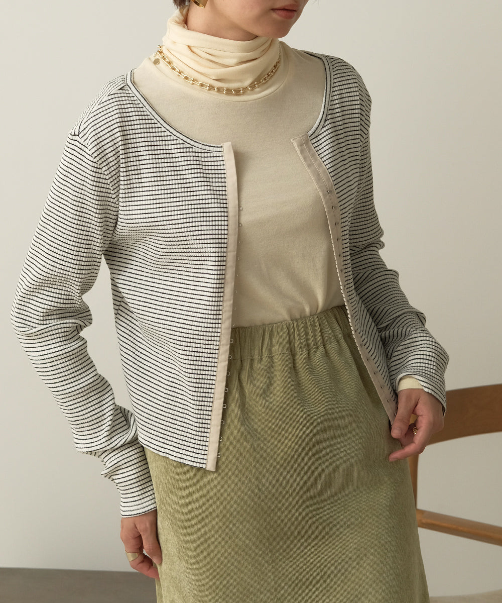 BORDER CARDIGAN