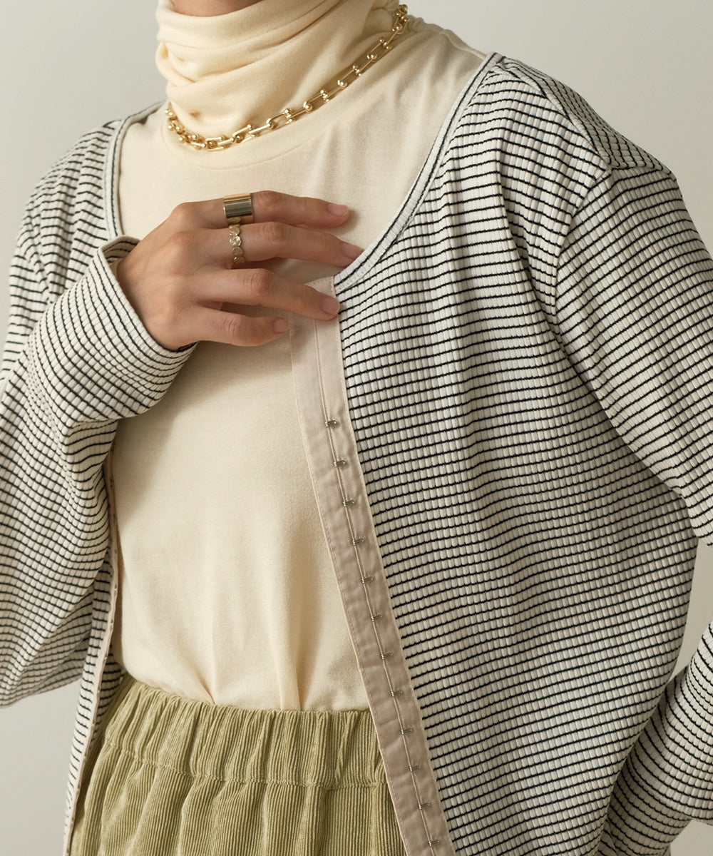 BORDER CARDIGAN