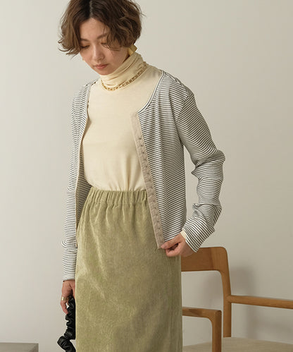 BORDER CARDIGAN