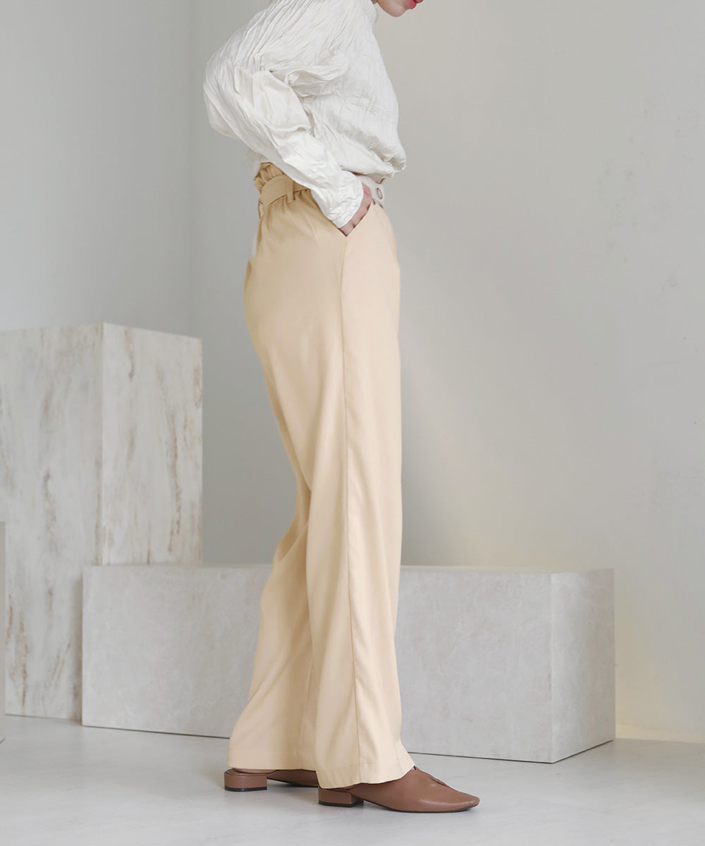 HIGH WAIST PANTS WITH BELT