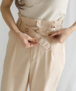 HIGH WAIST PANTS WITH BELT