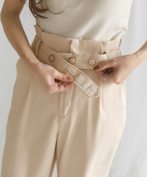 HIGH WAIST PANTS WITH BELT