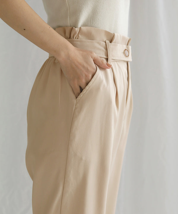 HIGH WAIST PANTS WITH BELT