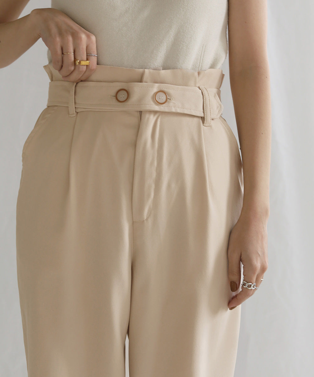 HIGH WAIST PANTS WITH BELT