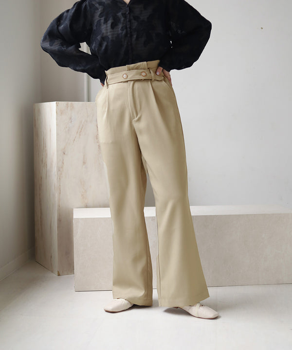 HIGH WAIST PANTS WITH BELT