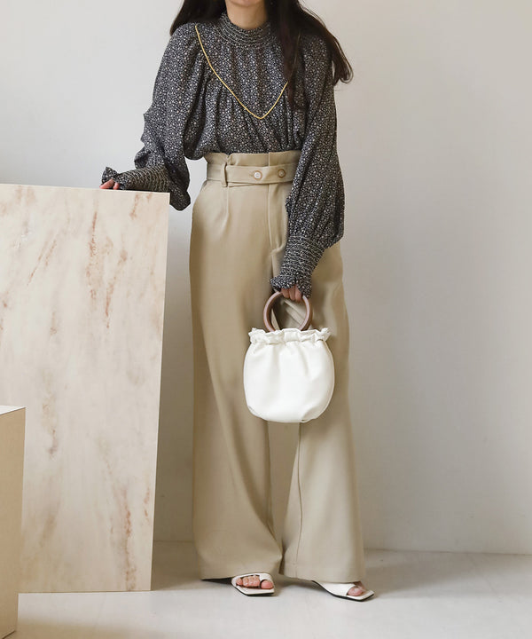 HIGH WAIST PANTS WITH BELT