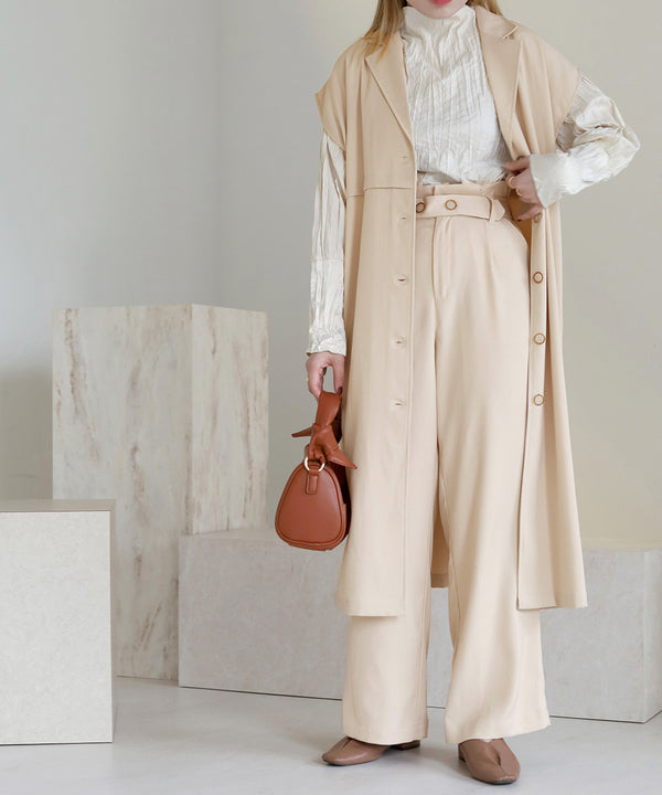 HIGH WAIST PANTS WITH BELT