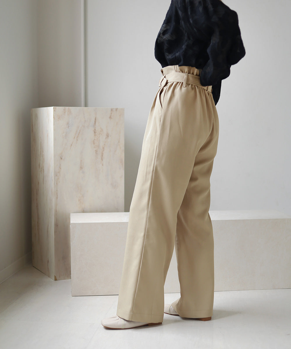 HIGH WAIST PANTS WITH BELT