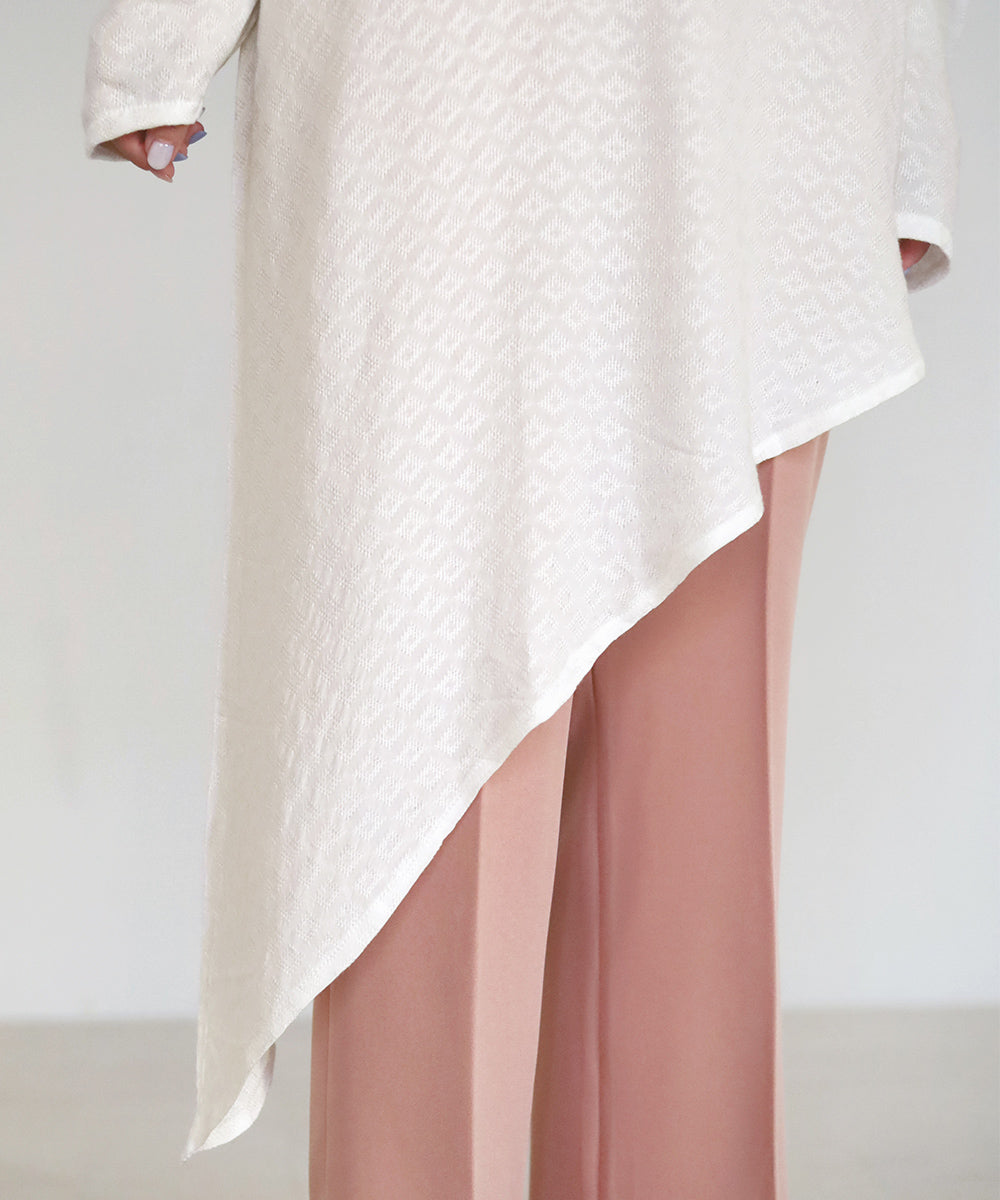 ILEHEM JACQUARD BLOUSE