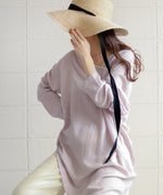ILEHEM JACQUARD BLOUSE