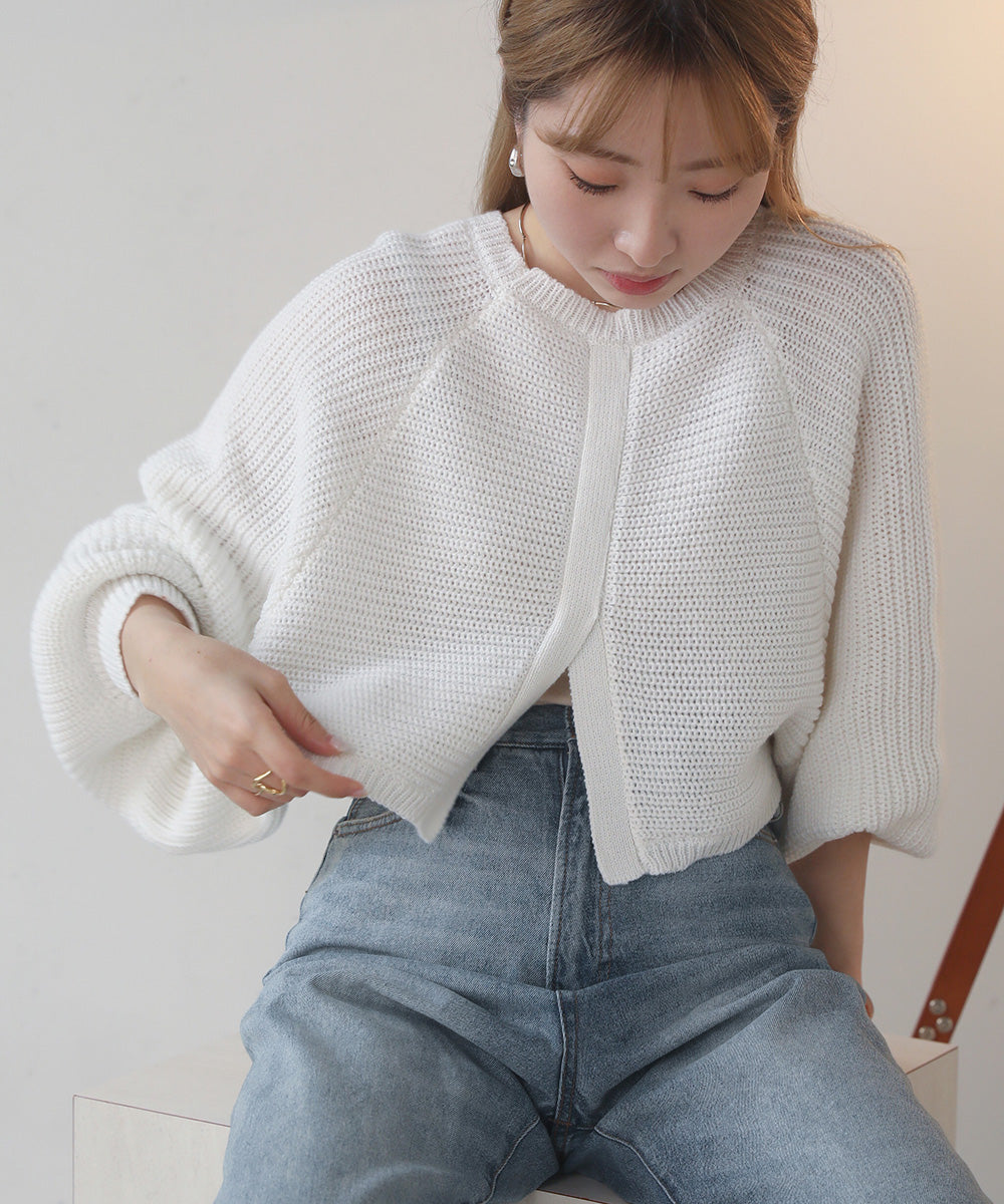 SHORT BACK SLIT KNIT