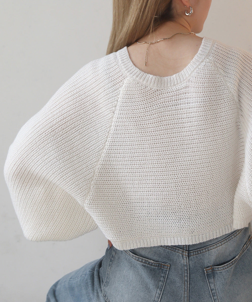 SHORT BACK SLIT KNIT