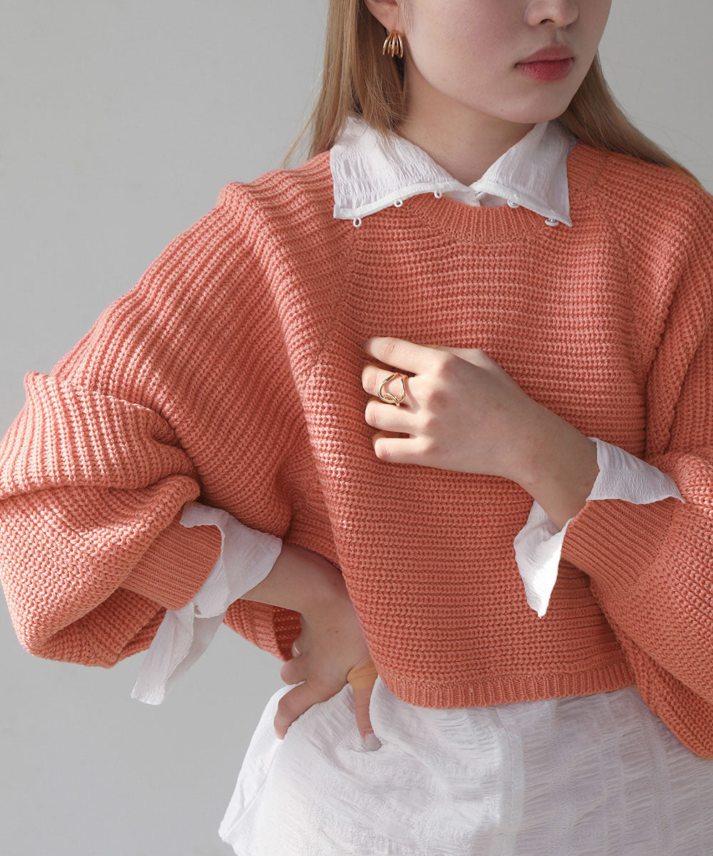 SHORT BACK SLIT KNIT