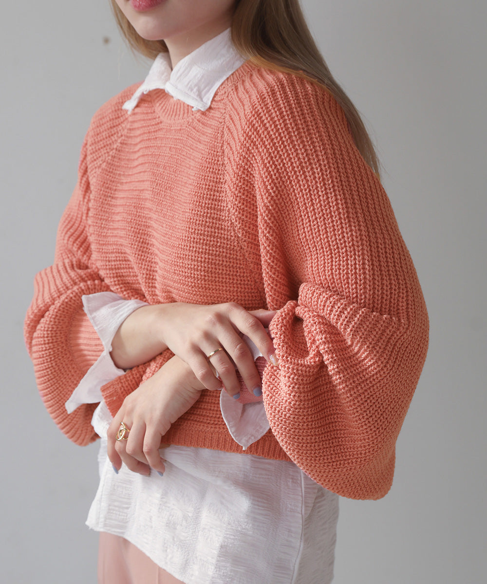 SHORT BACK SLIT KNIT