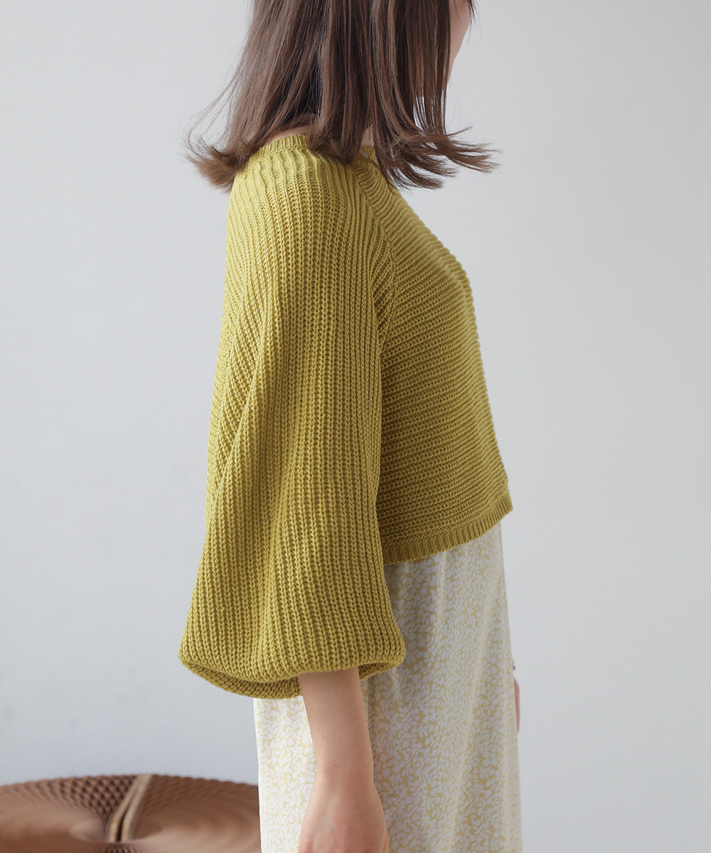 SHORT BACK SLIT KNIT