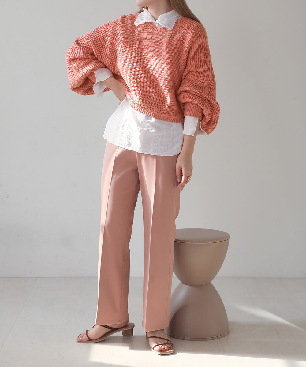 SHORT BACK SLIT KNIT