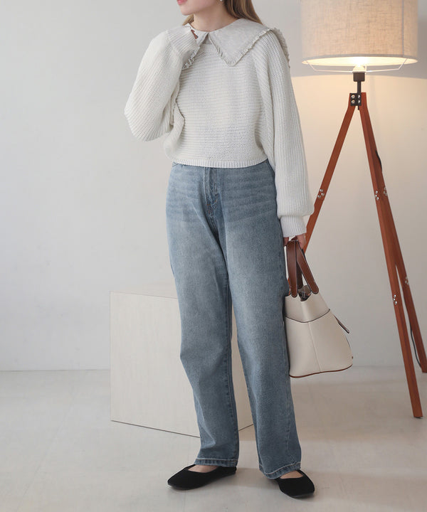 SHORT BACK SLIT KNIT