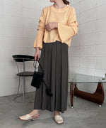 FLARE SLEEVE SHORT KNIT