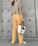 FLARE SLEEVE SHORT KNIT