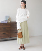 LONG PLEATED SKIRT
