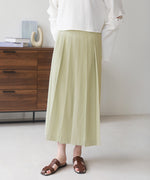 LONG PLEATED SKIRT