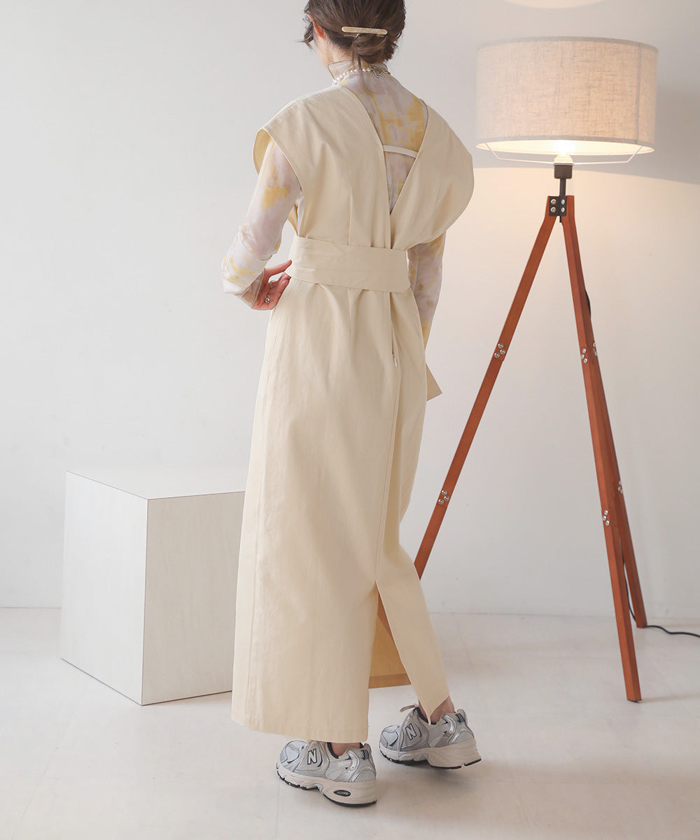 リボンセットジャンパーワンピース