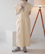 リボンセットジャンパーワンピース