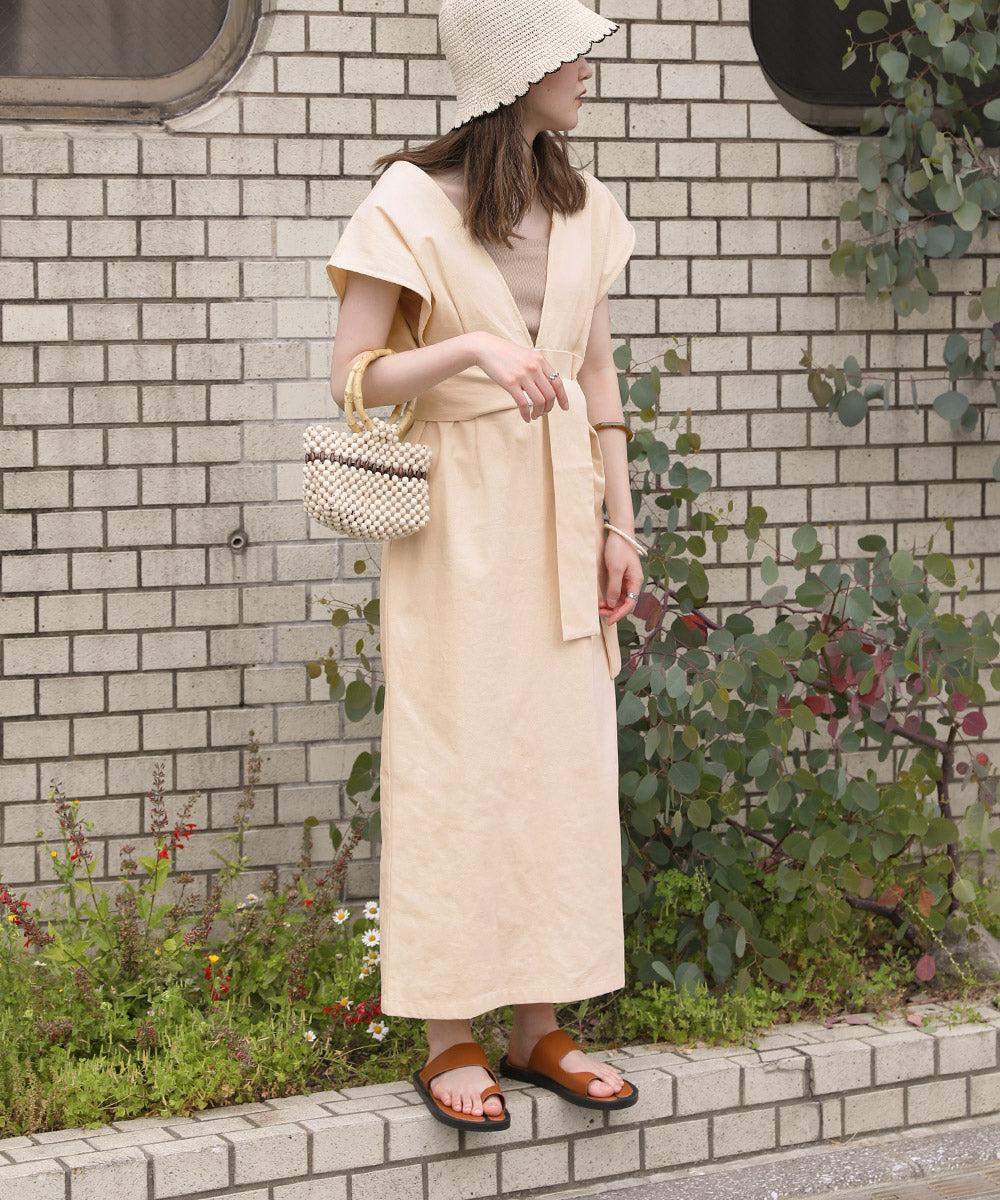 リボンセットジャンパーワンピース