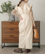 リボンセットジャンパーワンピース