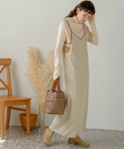 PIPING RIBBON CAMI ONEPIECE