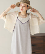 PIPING RIBBON CAMI ONEPIECE