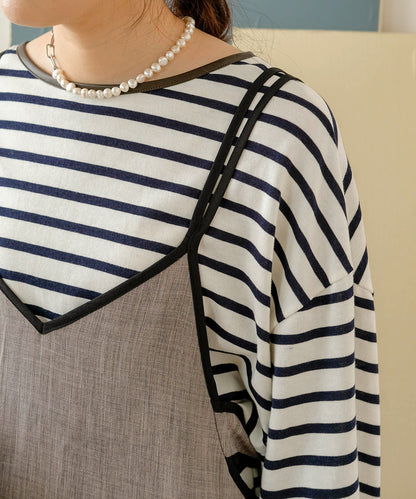PIPING RIBBON CAMI ONEPIECE