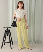 HIGH WAIST CENTER PRESS SLACKS