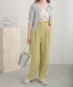HIGH WAIST CENTER PRESS SLACKS