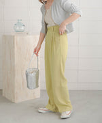 HIGH WAIST CENTER PRESS SLACKS