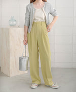 HIGH WAIST CENTER PRESS SLACKS