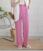 HIGH WAIST CENTER PRESS SLACKS