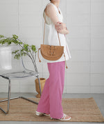 HIGH WAIST CENTER PRESS SLACKS