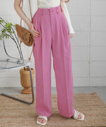 HIGH WAIST CENTER PRESS SLACKS