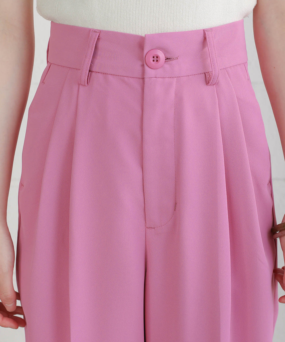 HIGH WAIST CENTER PRESS SLACKS