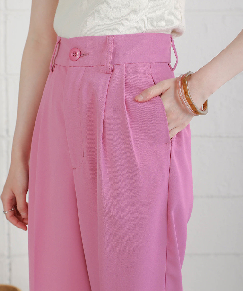 HIGH WAIST CENTER PRESS SLACKS