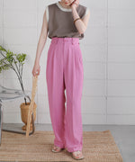 HIGH WAIST CENTER PRESS SLACKS