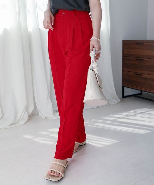 HIGH WAIST CENTER PRESS SLACKS