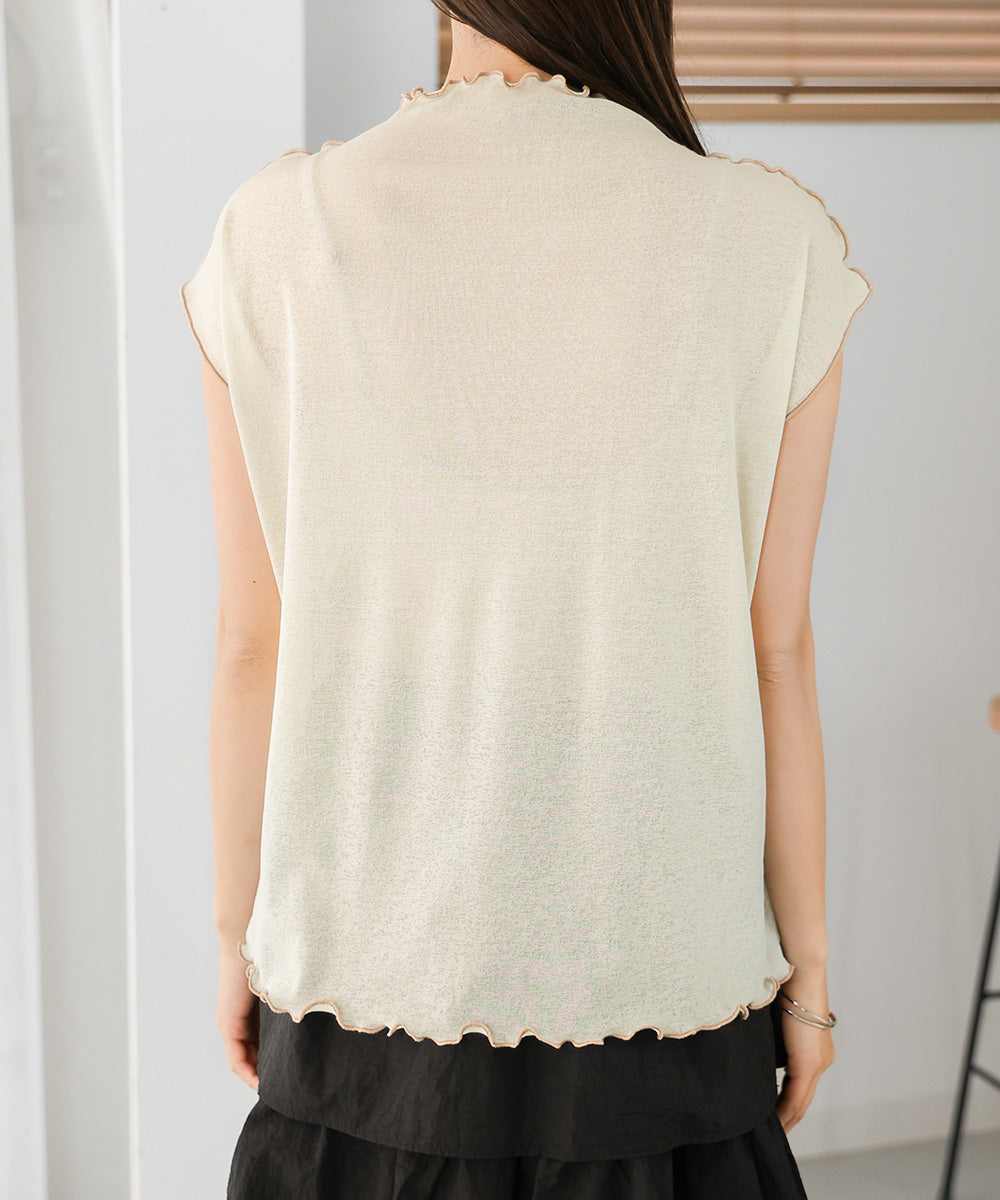 2WAY FRENCH SLEEVE MELLOW TOPS