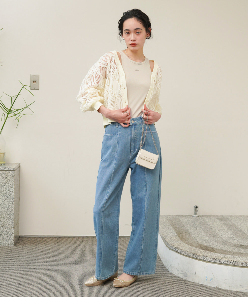 ロゴプレート付アメスリタンクトップ