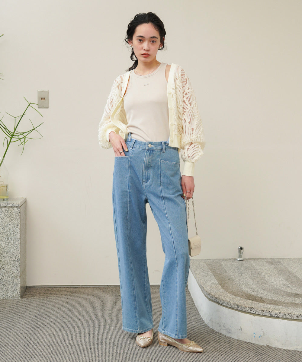 ロゴプレート付アメスリタンクトップ