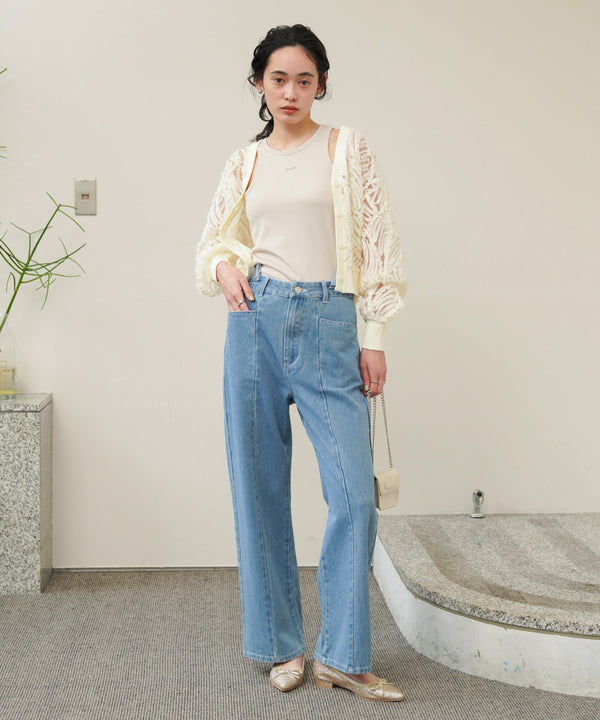 ロゴプレート付アメスリタンクトップ